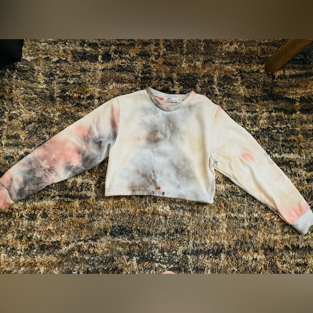 COPY - Women’s Roma Concept By Rose Tie Dye Crop Sweater Size M